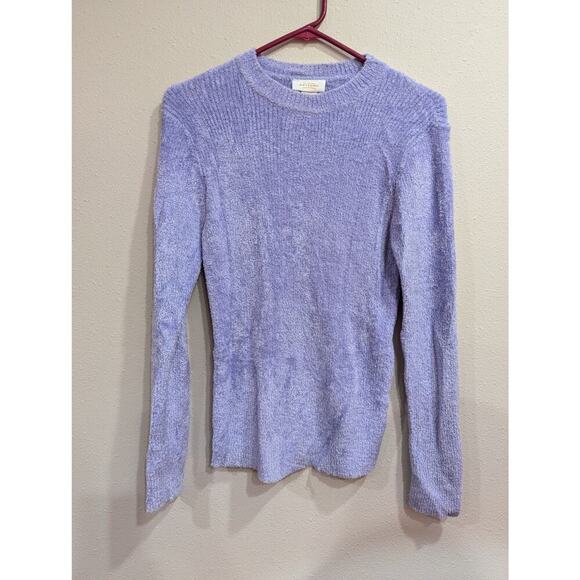 Super soft light purple chanille long sleeve sweater by Arizona size XL - Picture 1 of 7